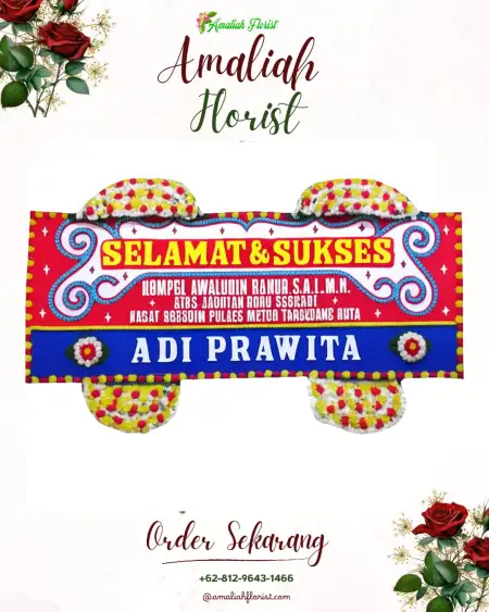 Papan Bunga Ucapan Selamat Rejamulya